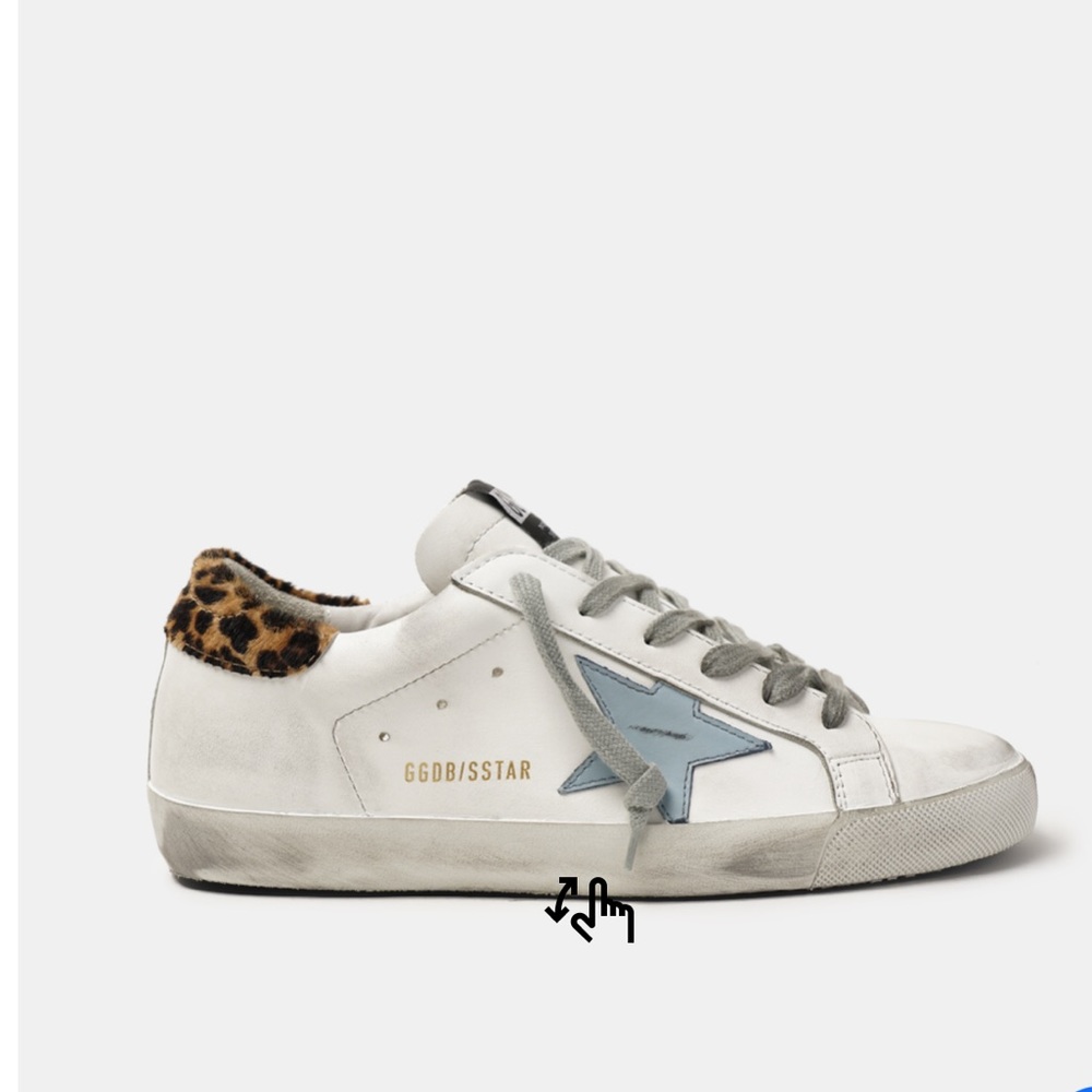 Golden Goose Superstar White & Leopard